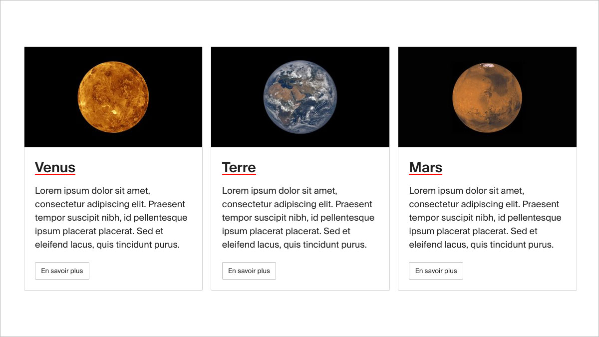 Exemple de bloc Custom teaser