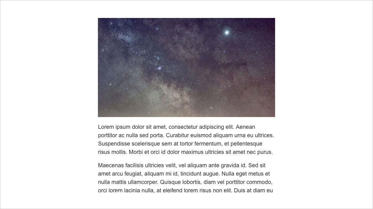 Exemple de bloc Image