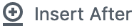 Insert after