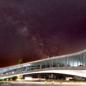 Milky Way over Rolex Learning Center